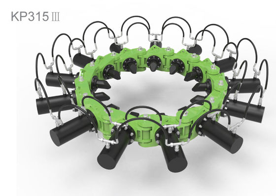 Ποιότητα  Crush Round Concrete Pile Head Hydraulic Pile Breaker For Excavator , Pile Diameter 300~1050mm TYSIM KP315A εργοστάσιο