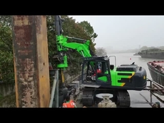 Μικρή περιστροφική διατρήσεων μηχανή Tysim Kr50 φρεατίων νερού εγκαταστάσεων γεώτρησης φορητή με 7 - εκσκαφέας 20t