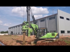 150 KN.M ανώτατη εγκατάσταση γεώτρησης διατρήσεων σωρών ροπής τρυπημένη KR150C για μηχανή σωρών 52m την ανώτατη τρυπώντας με τρυπάνι τρυπημένη βάθος