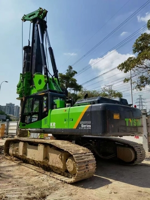 KR250CS υδραυλικός περιστροφικός συσσωρεύοντας εξοπλισμός κατασκευής οδηγών εγκαταστάσεων γεώτρησης που τρυπά με τρυπάνι καλά