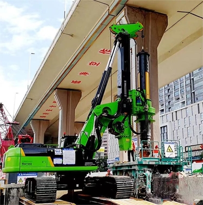 KR250CS υδραυλικός περιστροφικός συσσωρεύοντας εξοπλισμός κατασκευής οδηγών εγκαταστάσεων γεώτρησης που τρυπά με τρυπάνι καλά