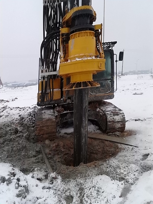 KR125A περιστροφικός Drive εξοπλισμός 37m σωρών υποδομής μηχανών σωρών εγκαταστάσεων γεώτρησης διατρήσεων