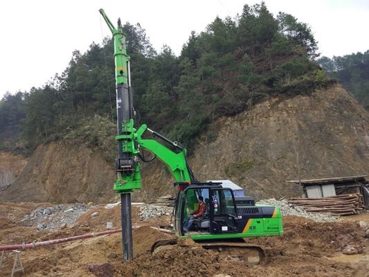 βάθος και διάμετρος 1200mm 20m υδραυλικός οδηγός σωρών του ISO