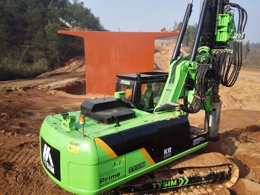 Μηχανή διατρήσεων Borewell με την τρυπώντας με τρυπάνι σύνδεση εκσκαφέων 318D για τη μέγιστη τρυπώντας διάμετρο 1000mm κατασκευής σιδηροδρόμων