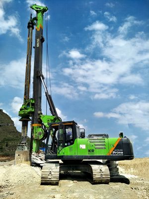 KR125A υδραυλική συσσωρεύοντας μέγιστη τρυπώντας με τρυπάνι διάμετρος 1300MM μέγιστο βάθος 54M διάτρυση 125kM.n αντιολισθητικών αλυσίδων μηχανών διάτρυσης
