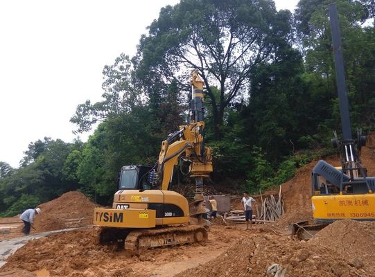 συσσωρεύοντας 10m βάθους μίσθωσης εγκαταστάσεων γεώτρησης τη μέγιστη μέγιστη διάμετρο 1000mm Tysim KR40A κλείστε δύναμη 4.5t τραβήγματος βαρούλκων 45kN.m την κύρια