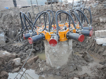 TYSIM KP380A γύρω από τον υδραυλικό εξοπλισμό κατασκευής διακοπτών σωρών για τη συγκεκριμένη συντριβή σωρών